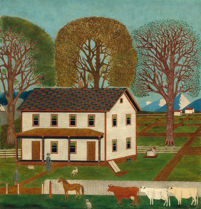 Farmhouse in Mahantango Valley by American School